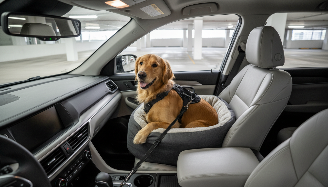 Dog in the Front Seat: Safety, Airbags & Restraints