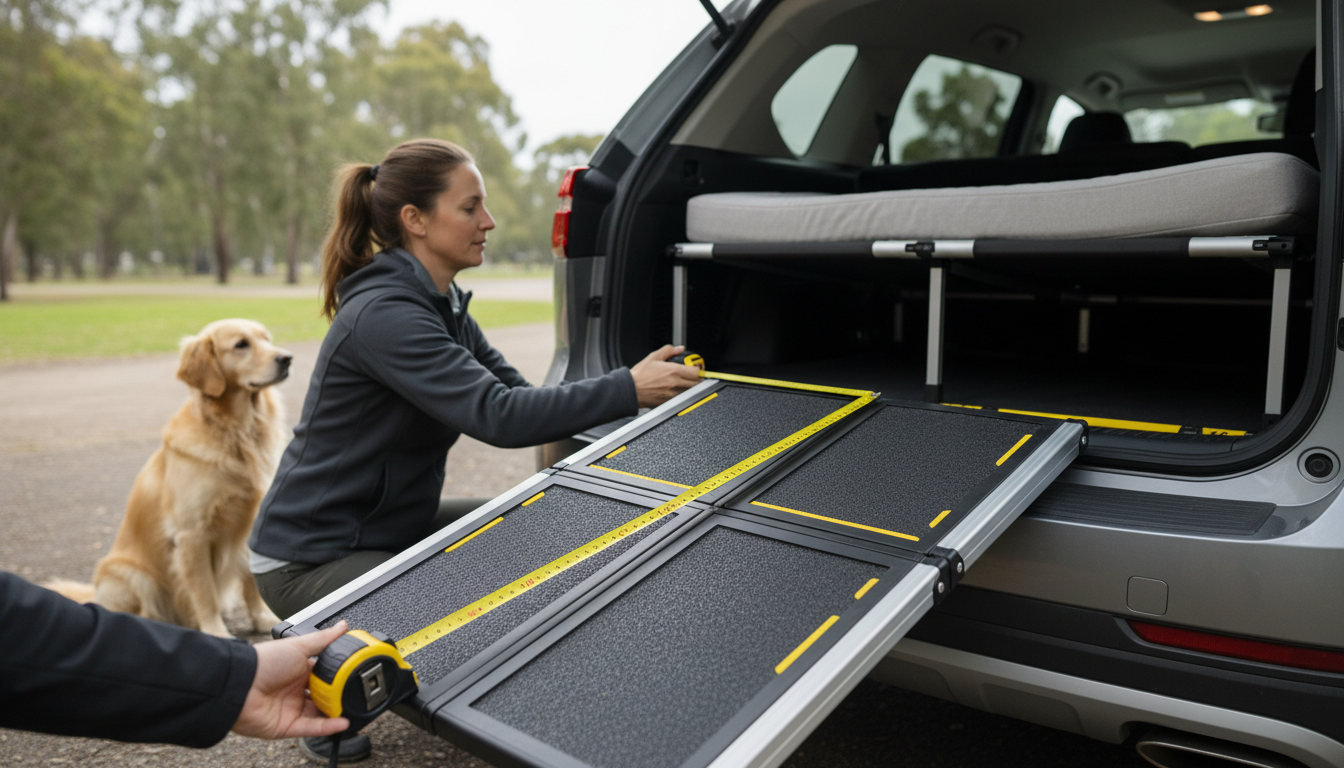 Dog Ramp Height for Bed: Measure Mattress-Top Level