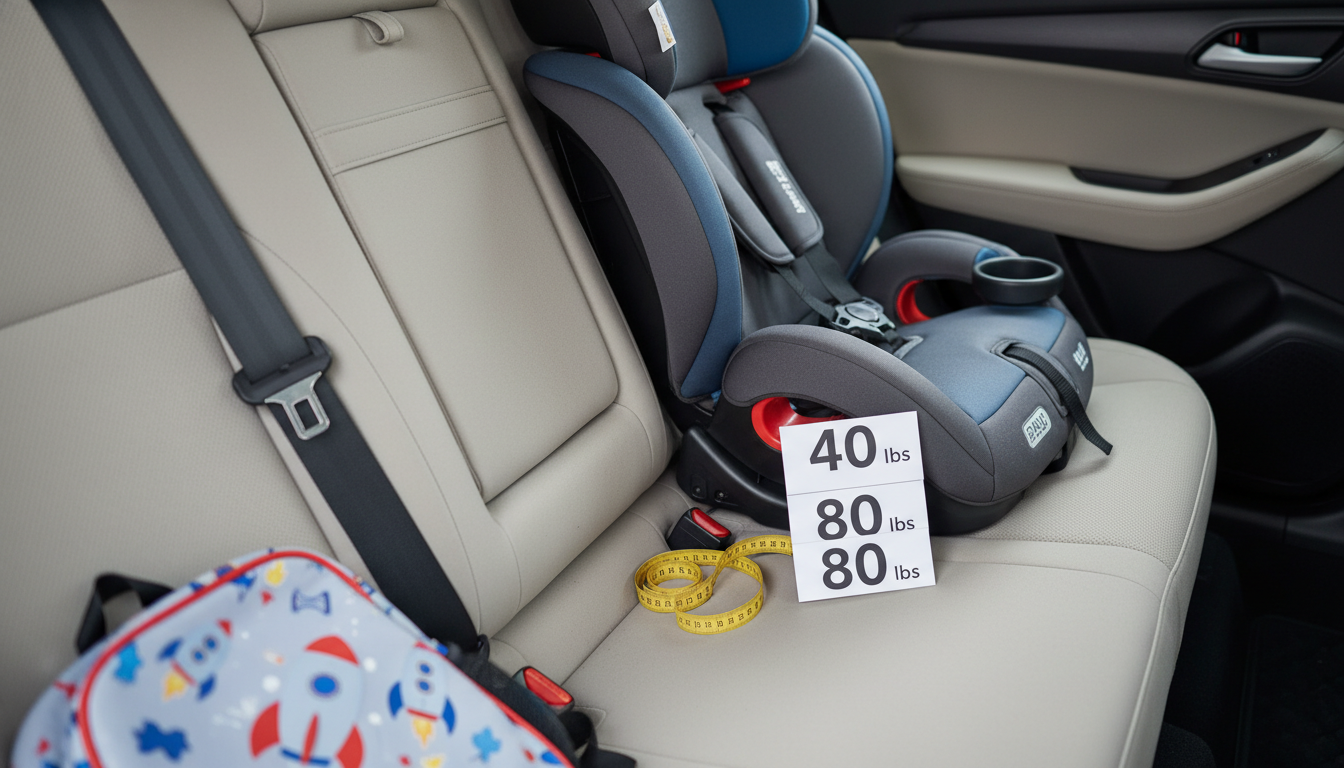 Booster Seat Weight Limits: When Kids Can Stop Using One