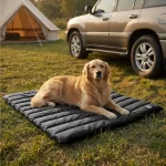 Waterproof Portable Roll-Up Dog Mat  |  Gray “Basecamp” by Owleys - View 1