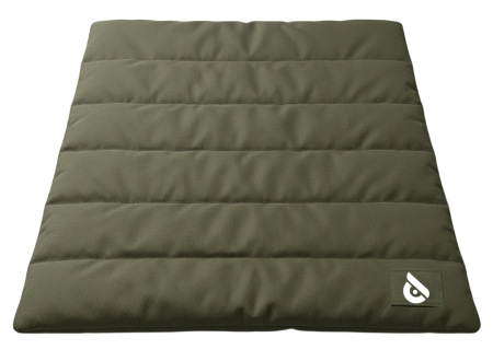 Waterproof Portable Roll-Up Dog Mat  |  Green “Basecamp” by Owleys