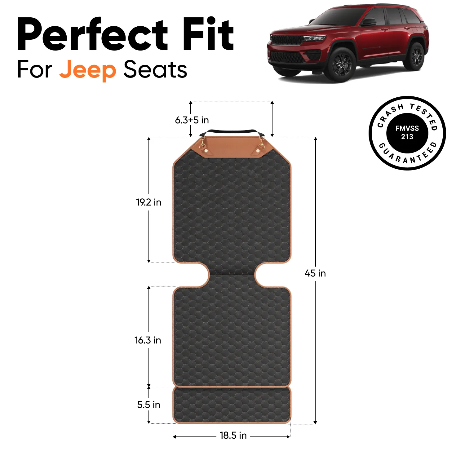 Jeep Seat Protector  |  “Hexy” by Owleys - View 3