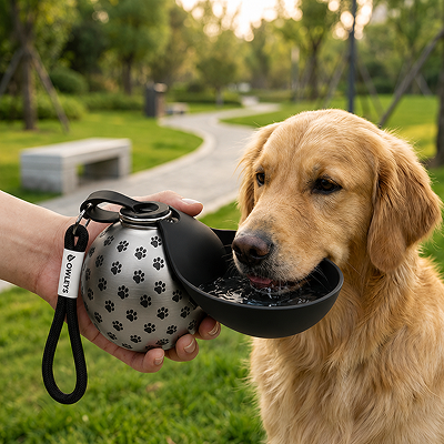 Dog Walk Set Black Description