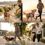 Owleys Dog Walk Set — Harness, Collar, Leash & Bottle  |  Orange - View 10