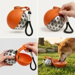 Owleys Dog Walk Set — Harness, Collar, Leash & Bottle  |  Orange - View 12