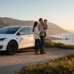 Tesla Model X Seat Protector  |  “Hexy” by Owleys - View 2