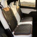 Tesla Model X Seat Protector  |  “Hexy” by Owleys - View 1