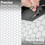 Tesla White Seat Protector  |  White “Hexy” by Owleys - View 6