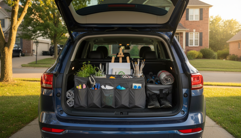 Creative ways to use a trunk organizer beyond groceries