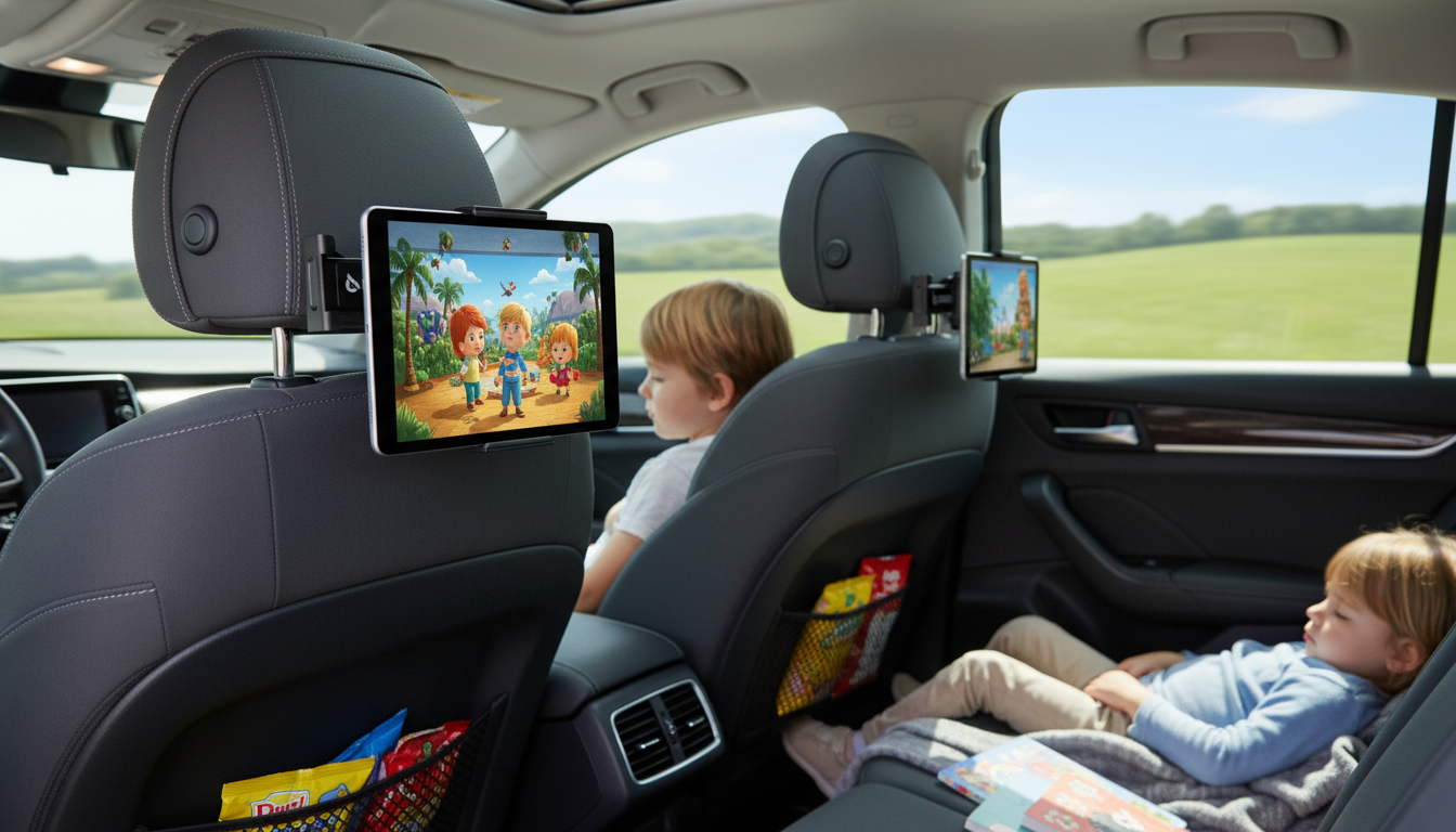 Best Headrest Tablet Holder for Kids’ Road Trips