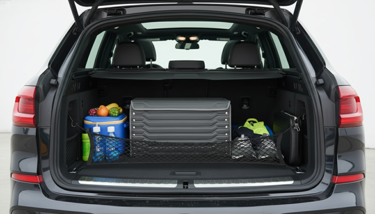 BMW “Highway” Trunk Organizer: No-Slide Cargo Zones