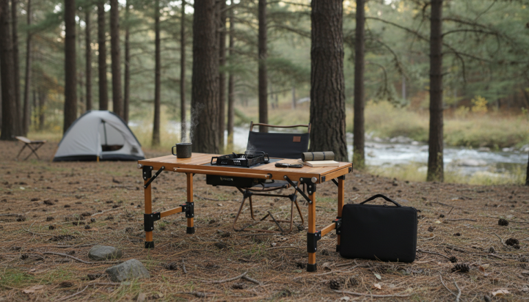 Campforge Modular Ultralight Camp Table with Stove Cutout