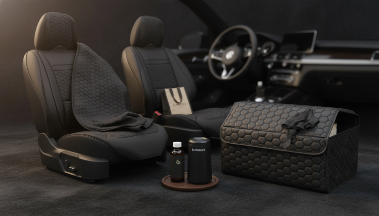 Eco Luxe Black Bundle: Sleek Car Storage Upgrade