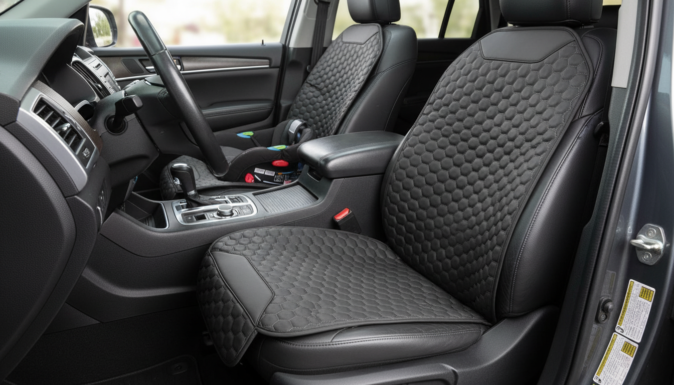 Hexy Twins Set: Protect Two Seats from Kicks & Dents