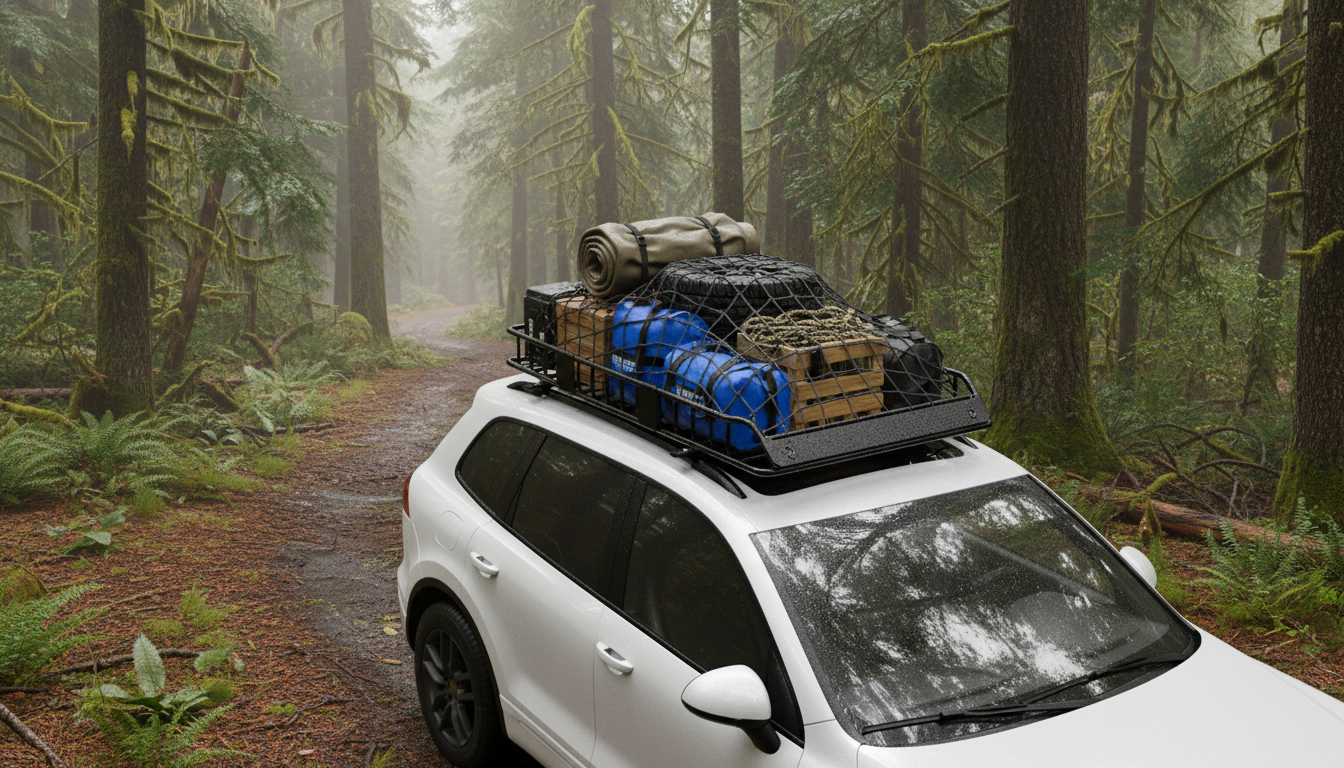 Owleys Topper Roof Basket: Heavy-Duty, Weather-Ready