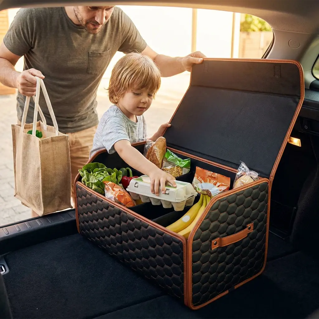 Car Trunk Organizer  |  21.6 in – “Hexy” by Owleys