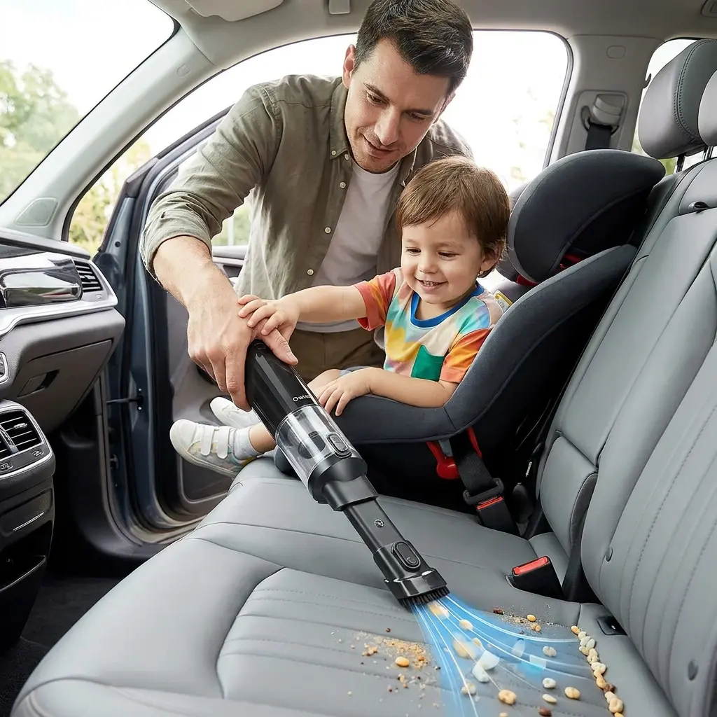 Cordless Handheld Car Vacuum Cleaner  |  “Owler 16000” by Owleys