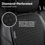 Breathable Front Car Seat Covers  |  “AirLux” by Owleys - View 2