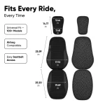Breathable Front Car Seat Covers  |  “AirLux” by Owleys - View 4