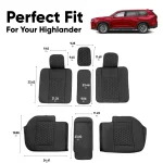 Toyota Grand Highlander Seat Covers (2024–2026) – Back Seat Custom Fit, Premium Eco-Leather  |  Owleys - View 3