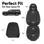 Lexus TX 350 Seat Covers (2024–2026) – Front Seat Custom Fit, Premium Eco-Leather  |  Owleys - View 3