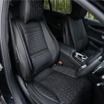 Porsche Cayenne Seat Covers (2019–2026) – Front Seat Custom Fit, Premium Eco-Leather  |  Owleys - View 1