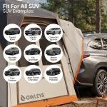 SUV Tent for Car Camping  |  “Roost” by Owleys - View 9