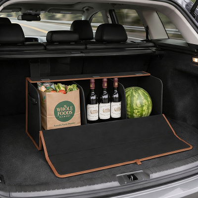 Collapsible Car Trunk Organizer Description