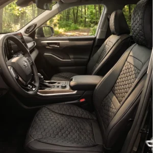 Toyota Grand Highlander Seat Covers (2024–2026) – Front Seat Custom Fit, Premium Eco-Leather  |  Owleys