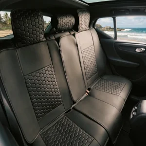 Volvo XC40 Seat Covers (2019–2026) – Back Seat Custom Fit, Premium Eco-Leather  |  Owleys