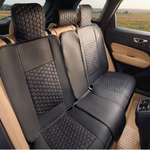 Volvo XC60 Seat Covers (2018–2026) – Back Seat Custom Fit, Premium Eco-Leather  |  Owleys
