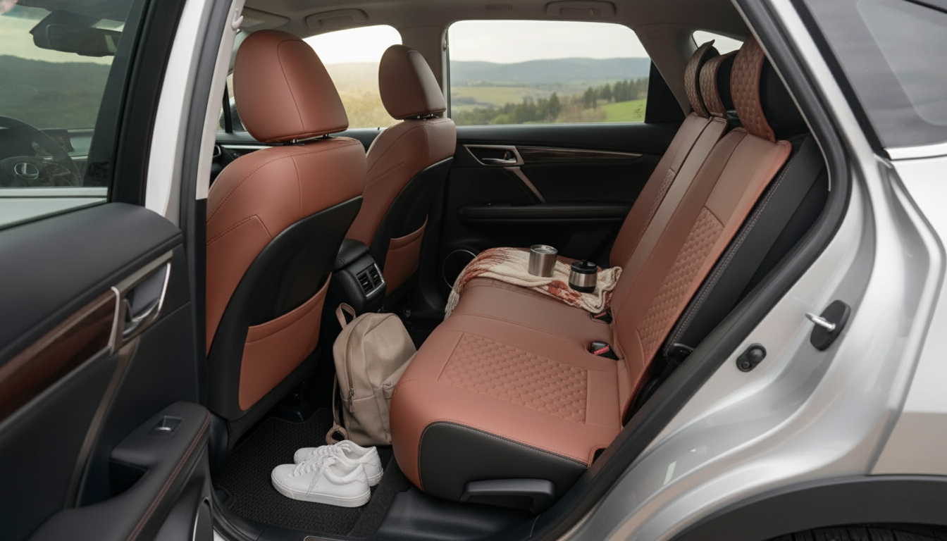 Custom Harlow Rear Seat Covers for Lexus RX 350