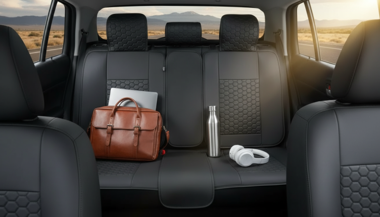 Tacoma Rear Seat Covers 2016–2026: Harlow Eco‑Leather