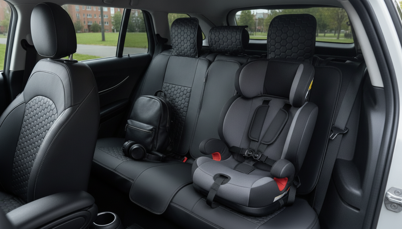 Mini Cooper Rear Seat Cover (2014–2026) in Eco‑Leather