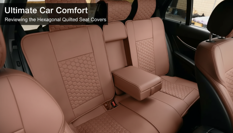 Brown Eco-Leather Rear Seat Covers for Outback 2015-2026