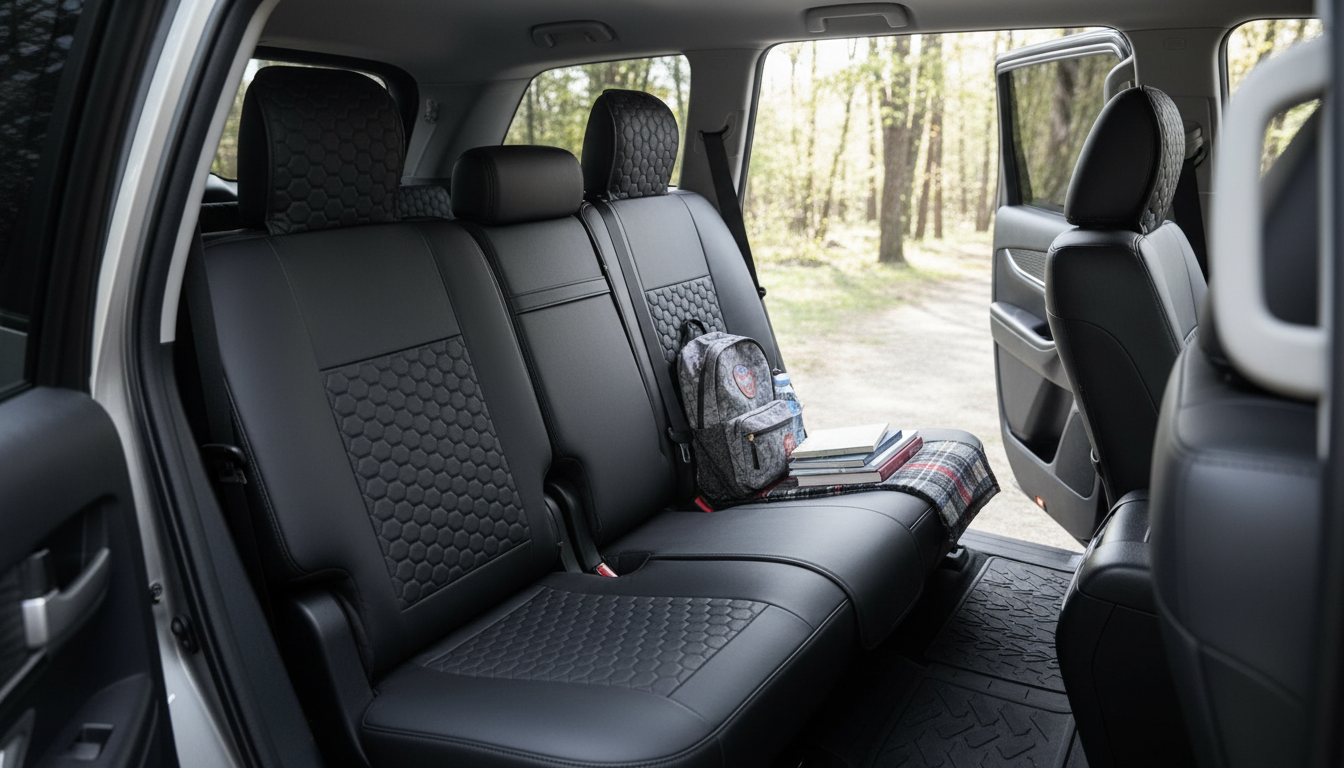 Toyota Sequoia (2008–2026) Onyx Eco-Leather Rear Covers
