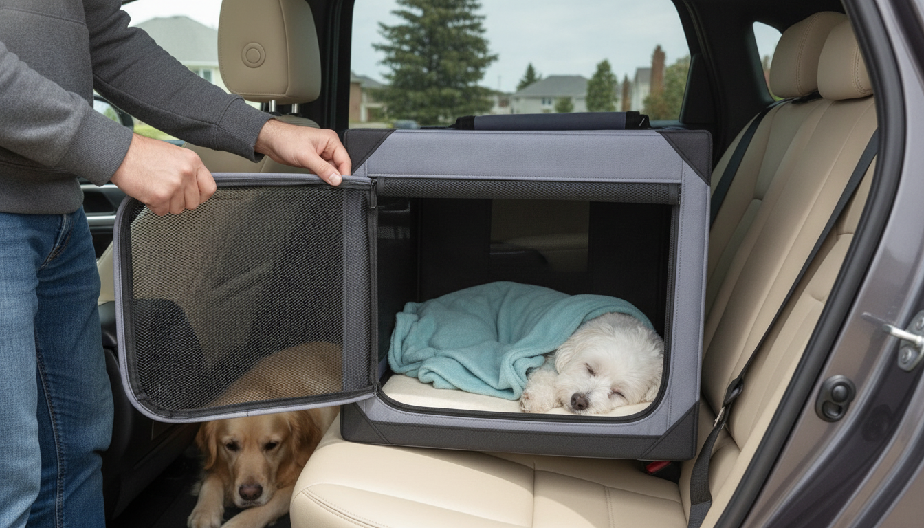 Dog Crate Sleep Time at Night: Hours by Age & Tips