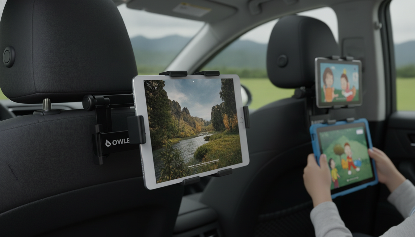 Car Seat Tablet Holders: What Tablet Sizes Actually Fit