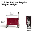 Ultralight Collapsible Camping Wagon Cart  |  “Voyager” by Owleys - View 4