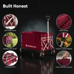 Ultralight Collapsible Camping Wagon Cart  |  “Voyager” by Owleys - View 5