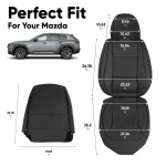 Mazda CX-50 Seat Covers (2023–2026) – Front Seat Custom Fit, Premium Eco-Leather  |  Owleys - View 3