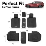 Mazda CX-90 Seat Covers (2024–2026) – Back Seat Custom Fit, Premium Eco-Leather  |  Owleys - View 3
