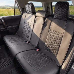 Toyota 4Runner Seat Covers (2003–2026) – Back Seat Custom Fit, Premium Eco-Leather  |  Owleys