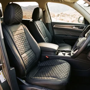 VW Atlas Seat Covers (2016–2026) – Front Seat Custom Fit, Premium Eco-Leather  |  Owleys