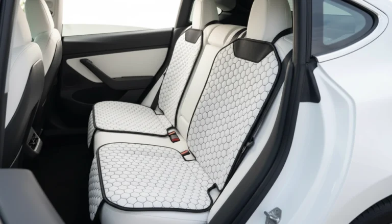 Hexy Tesla Seat Protector: Keep White Seats Bright