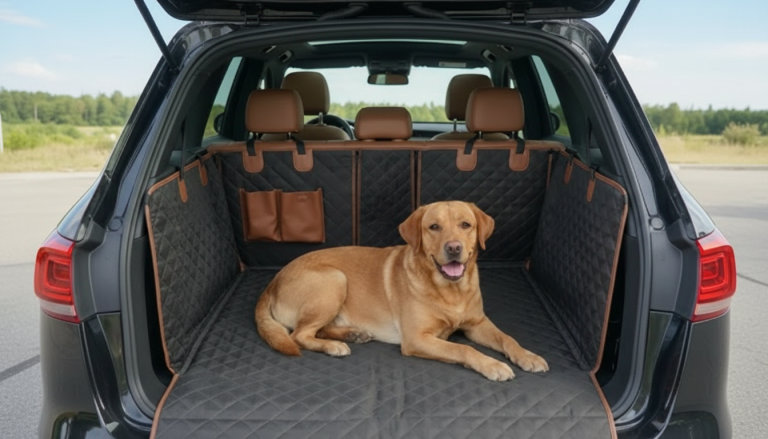 Owleys MudLock Quilted Dog Cargo Liner: Full Trunk Coverage