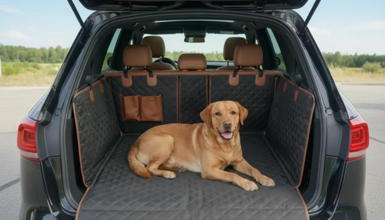 Owleys MudLock Quilted Dog Cargo Liner: Full Trunk Coverage