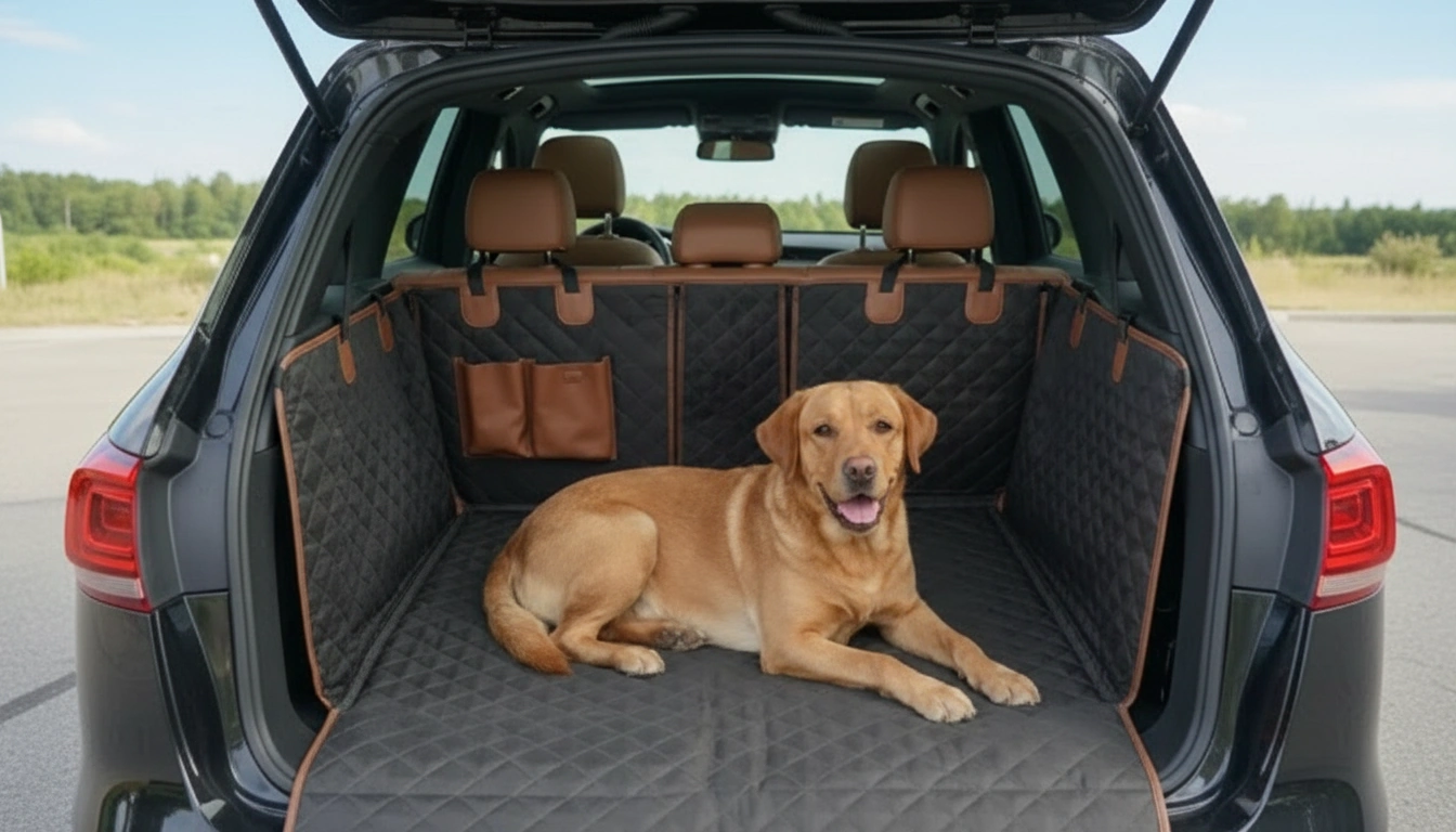 Owleys MudLock Quilted Dog Cargo Liner: Full Trunk Coverage