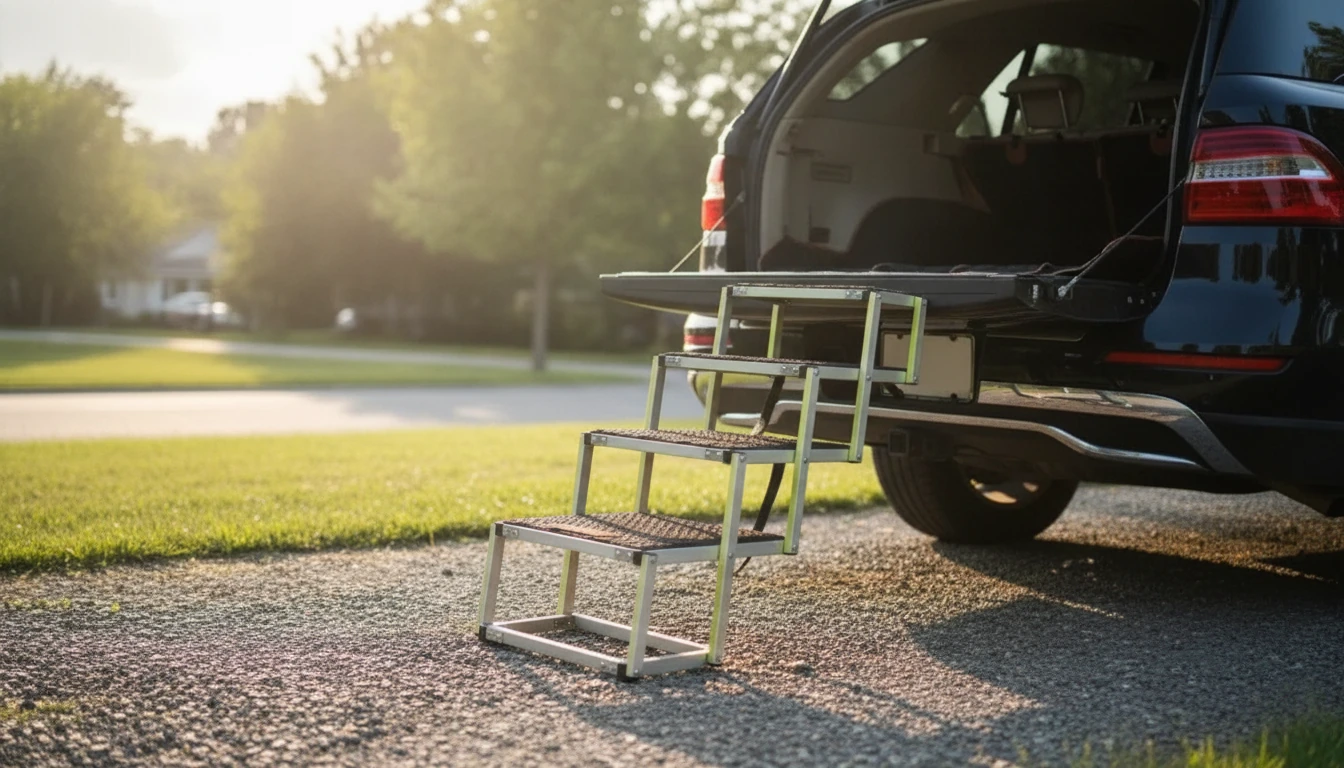 How to Make a Dog Ramp for a Truck Safely