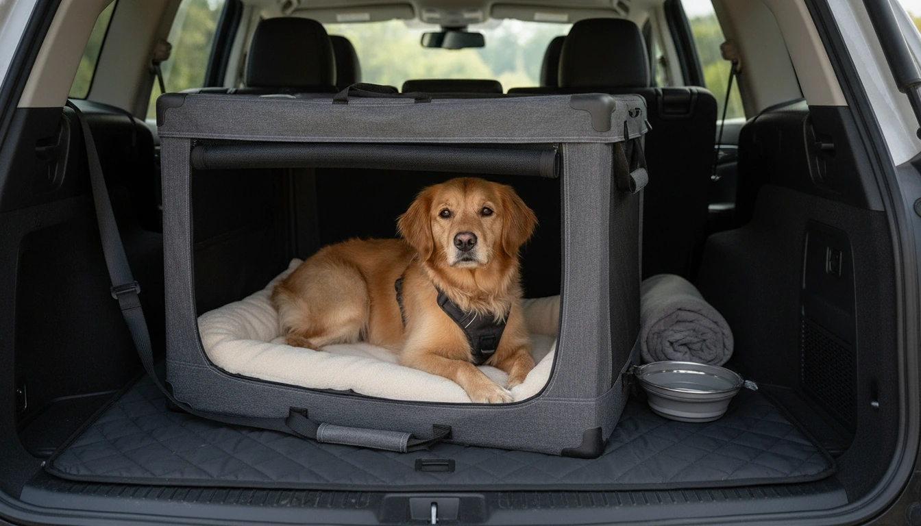 Is Crate Travel Safe for Dogs? Car Safety Tips